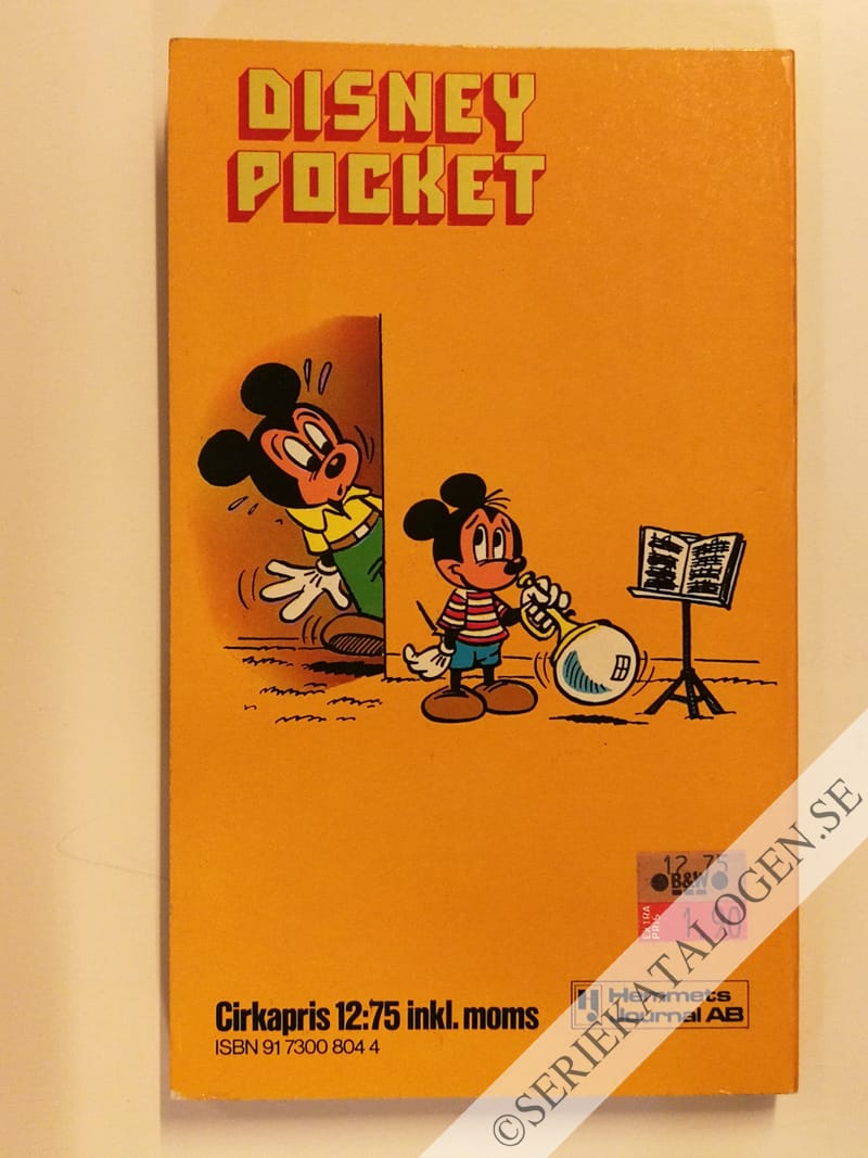 Baksida på Musse Pigg (1982)