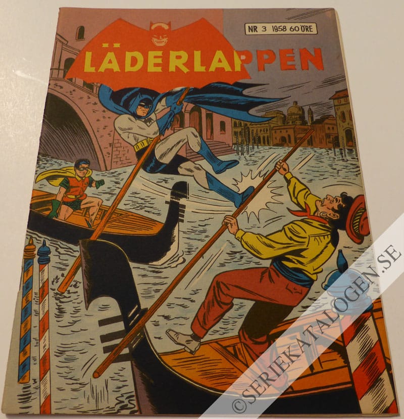 Framsida på Läderlappen och Robin #3 (1958)