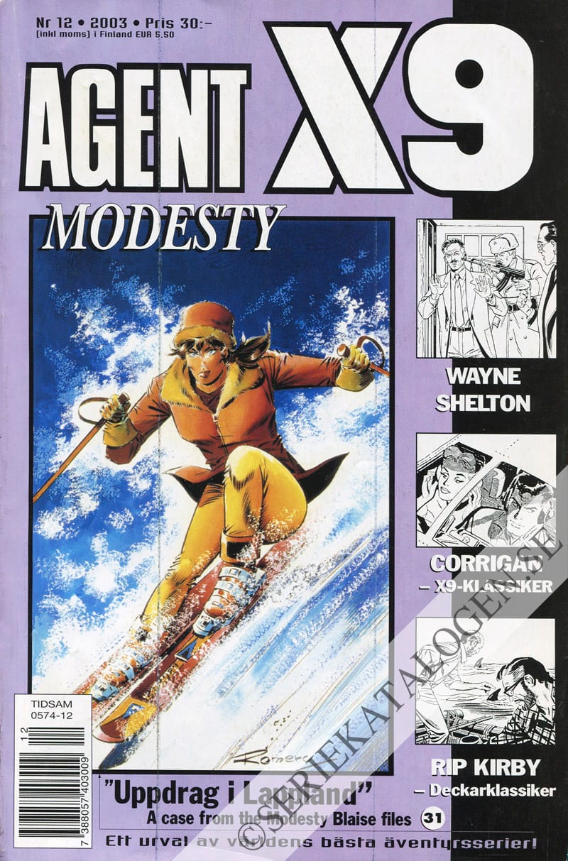 Framsida på Agent X9 #12 (2003)