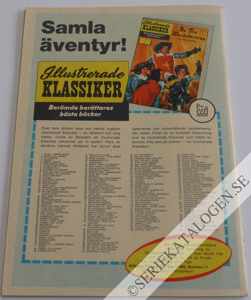 Baksida på Myteriet på Bounty (1969)