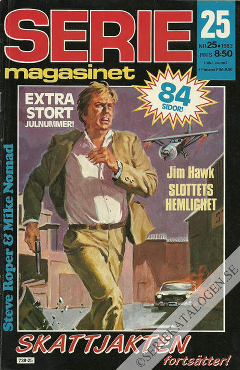 Framsida på Seriemagasinet #25 (1983)