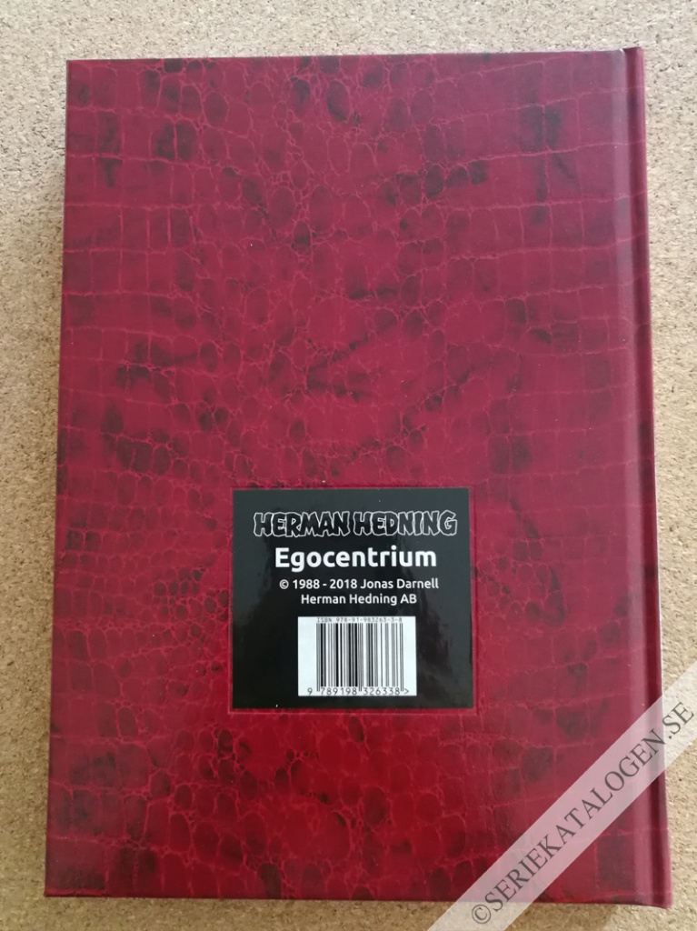 Baksida på Egocentrium 2001-2004 (2018)