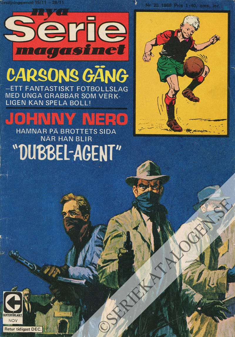 Framsida på Seriemagasinet #23 (1968)