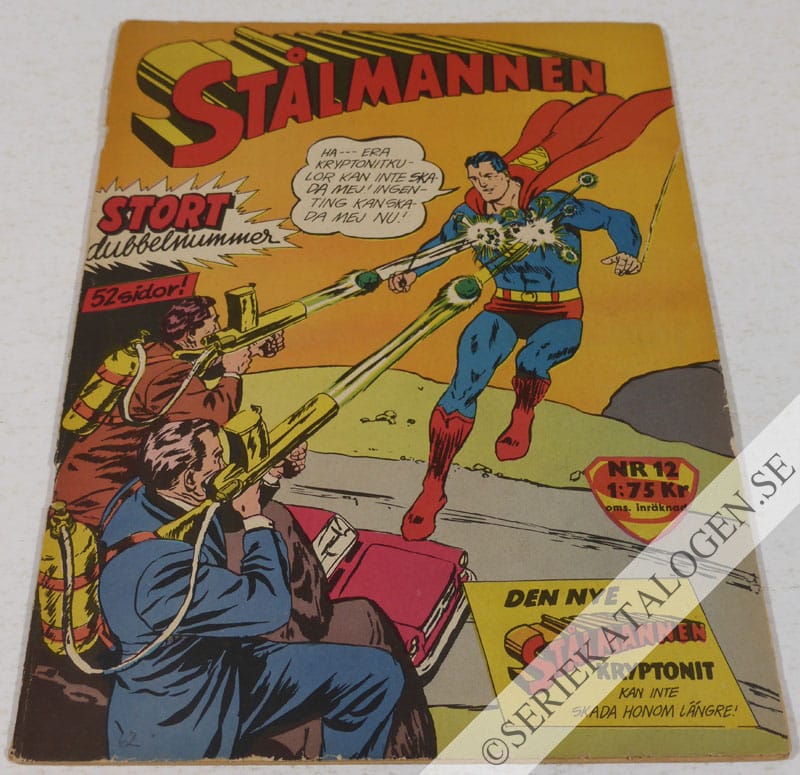 Framsida på Stålmannen #12 (1962)