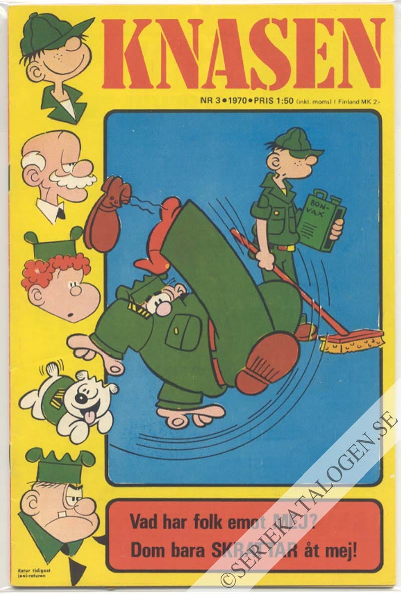 Framsida på Knasen #3 (1970)