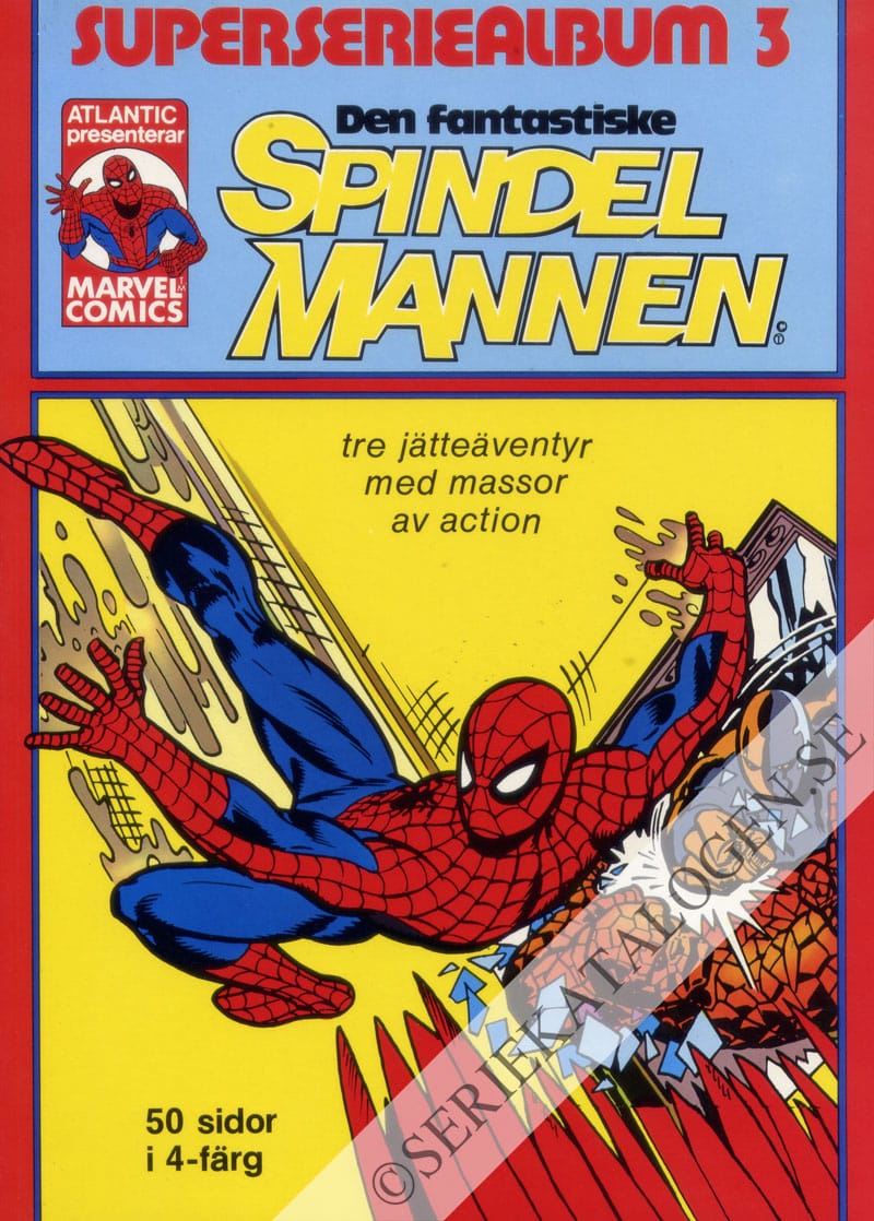 Framsida på Den fantastiske Spindelmannen Superseriealbum3 (1979)