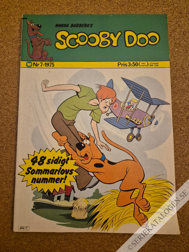 Framsida på Scooby Doo #7 (1975)
