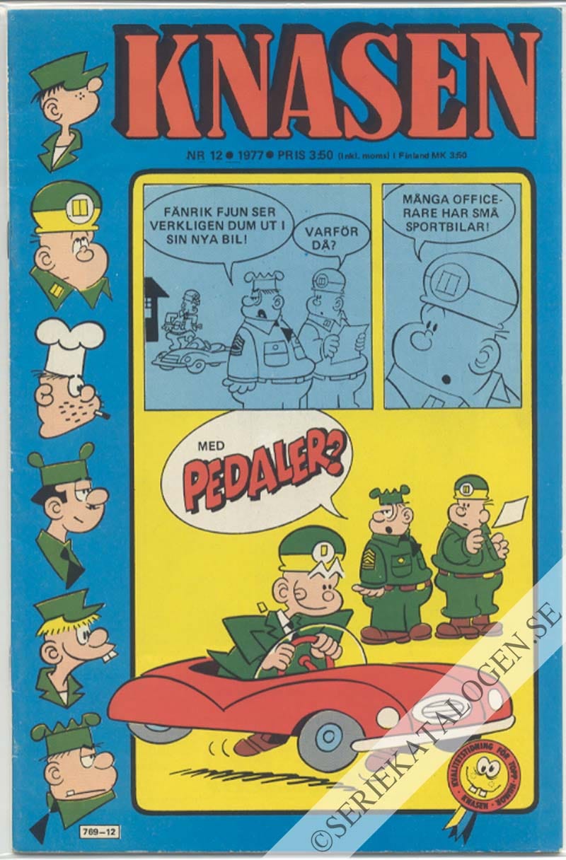 Framsida på Knasen #12 (1977)