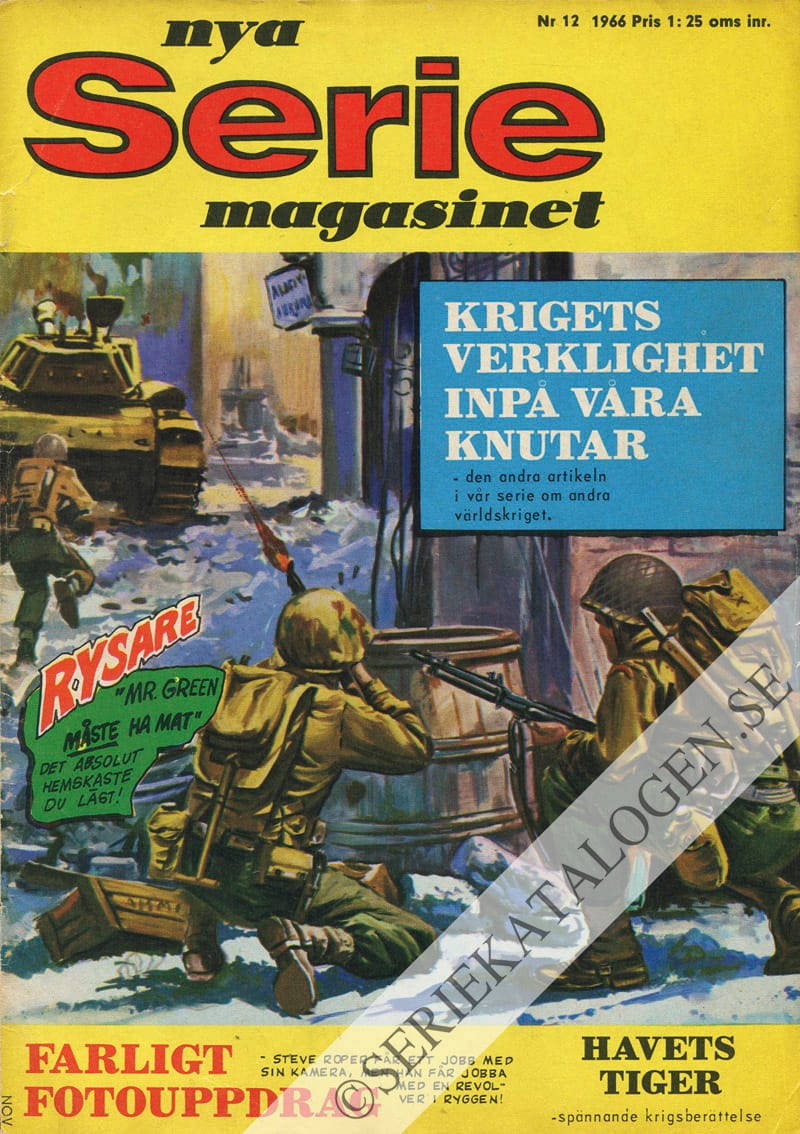 Framsida på Seriemagasinet #12 (1966)
