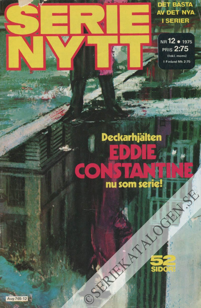 Framsida på Serie-Nytt #12 (1975)