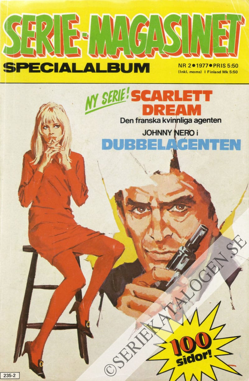 Framsida på Seriemagasinet specialalbum #2 (1977)