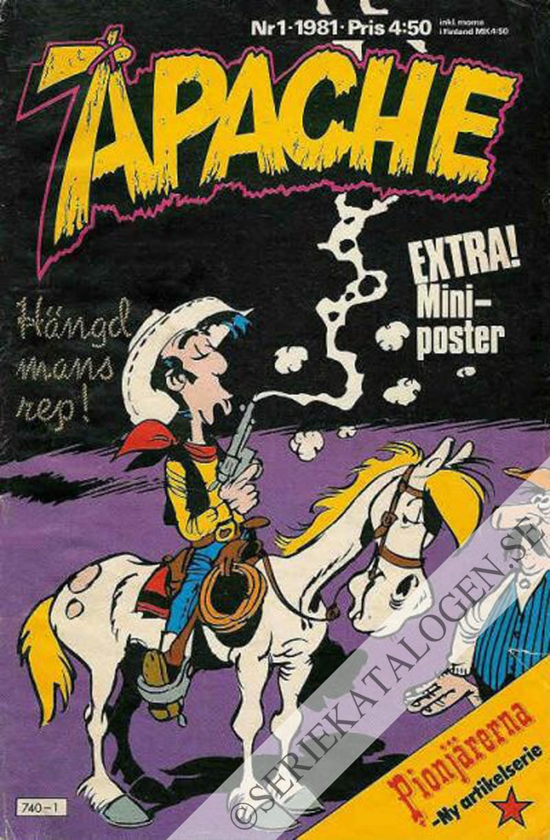 Framsida på Apache #1 (1981)