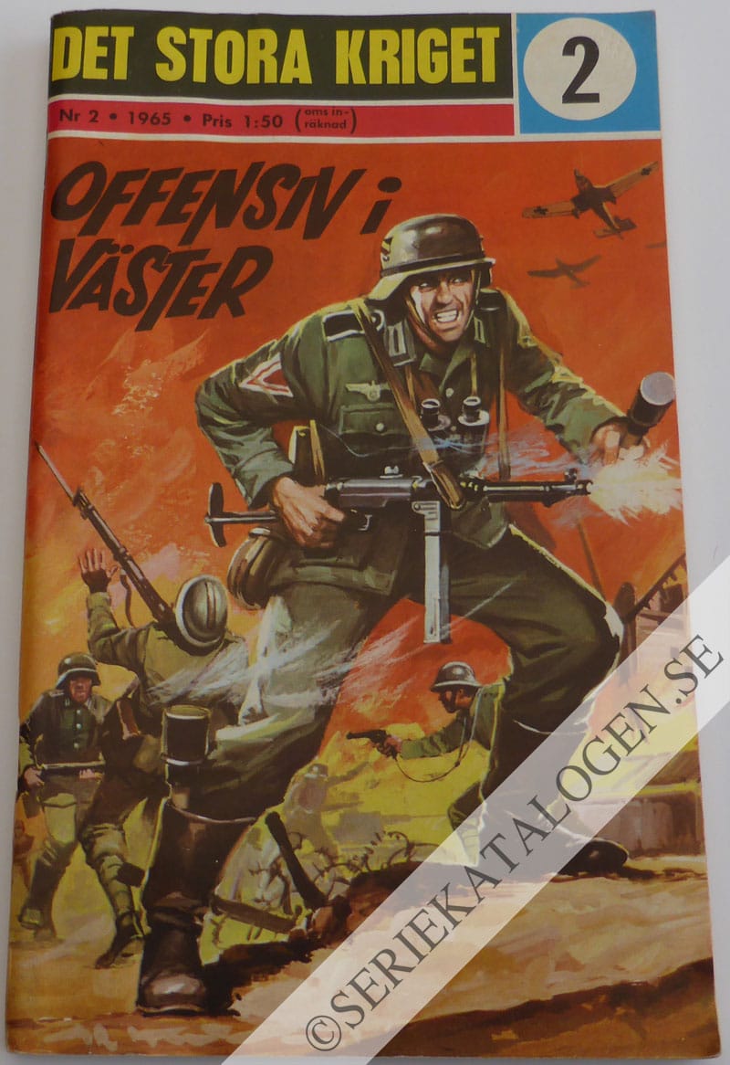 Framsida på Det stora kriget Offensiv i väster (1965)