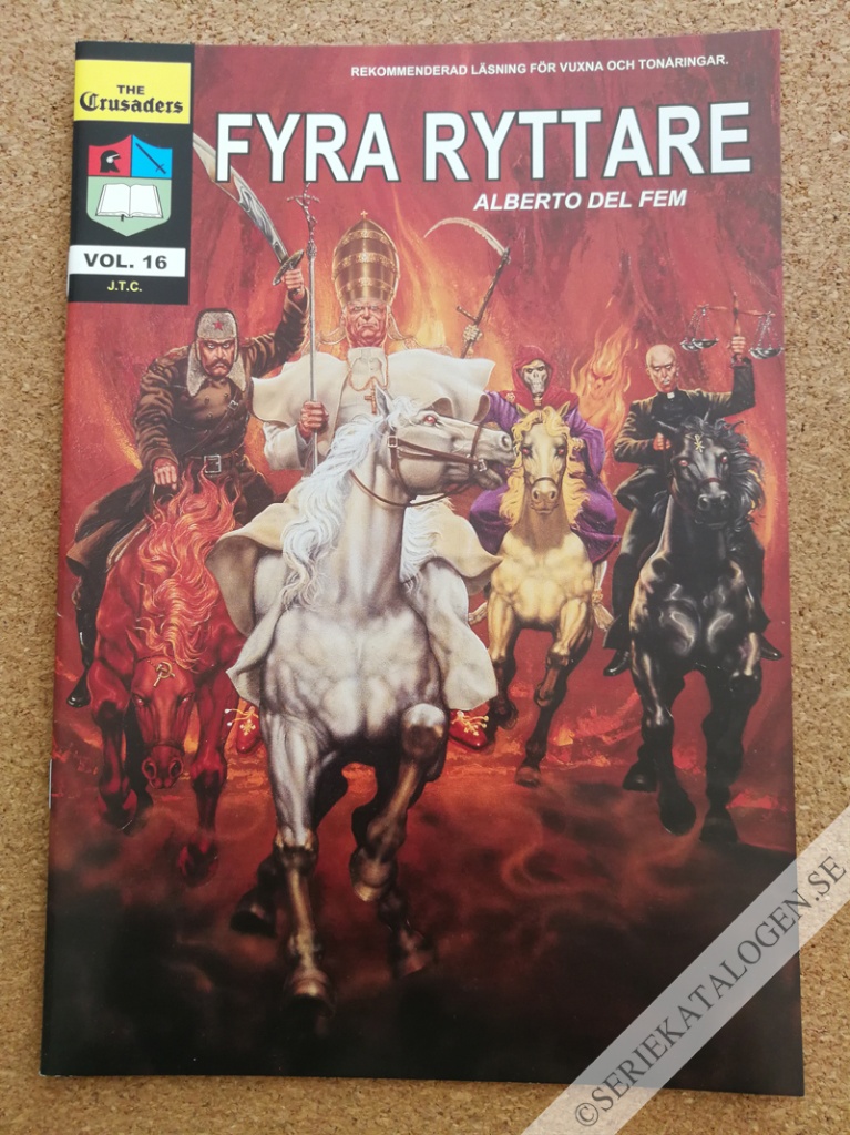 Framsida på Alberto Fyra ryttare - Alberto del fem (2018)