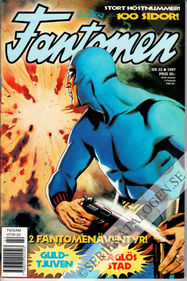 Framsida på Fantomen #22 (1997)