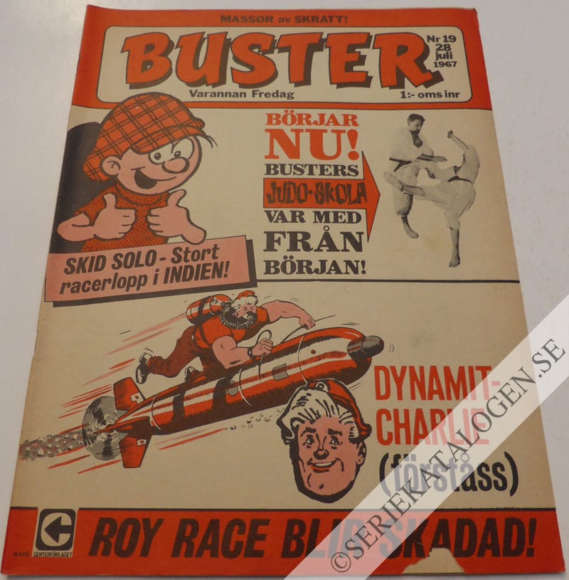 Framsida på Buster #19 (1967)