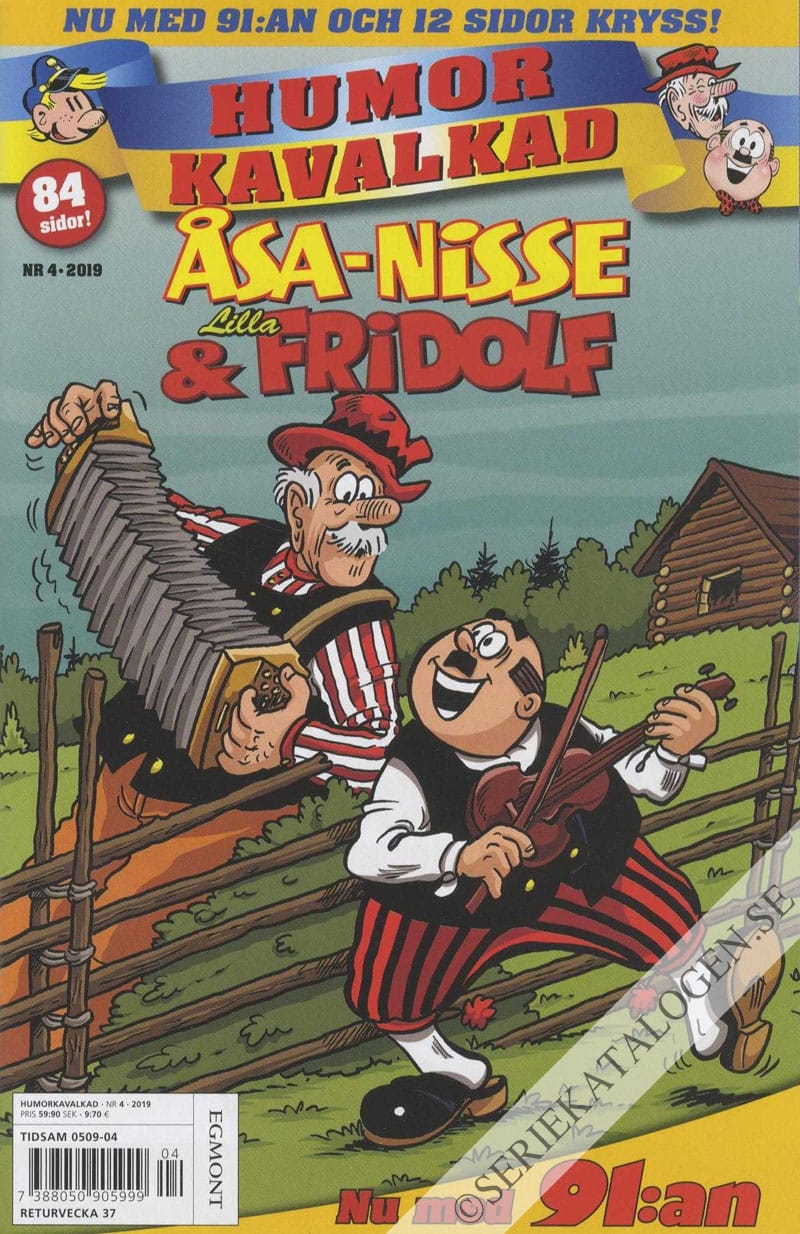 Framsida på Humorkavalkad #4 (2019)