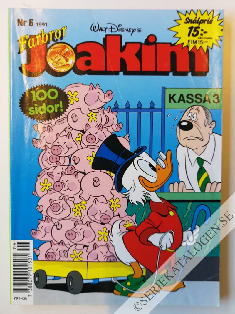 Framsida på Joakim #6 (1991)