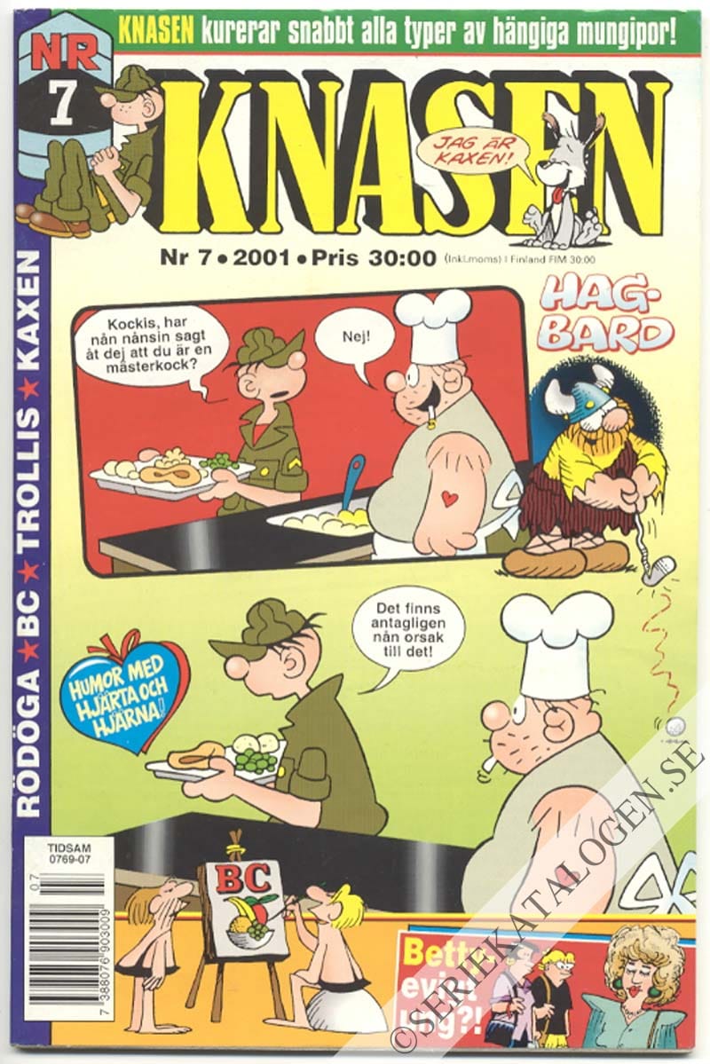Framsida på Knasen #7 (2001)