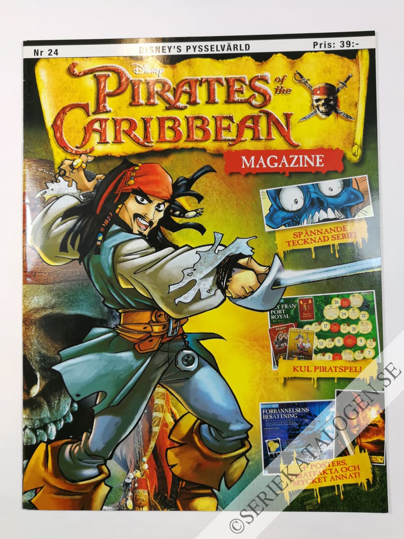 Framsida på Disney's pysselvärld Pirates of the Caribbean (2006)