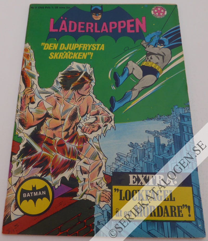 Framsida på Läderlappen och Robin #9 (1966)