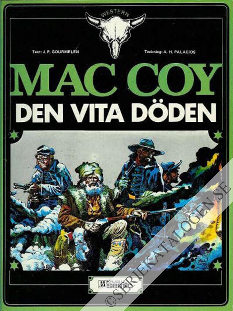 Framsida på Mac Coy Den vita döden (1980)