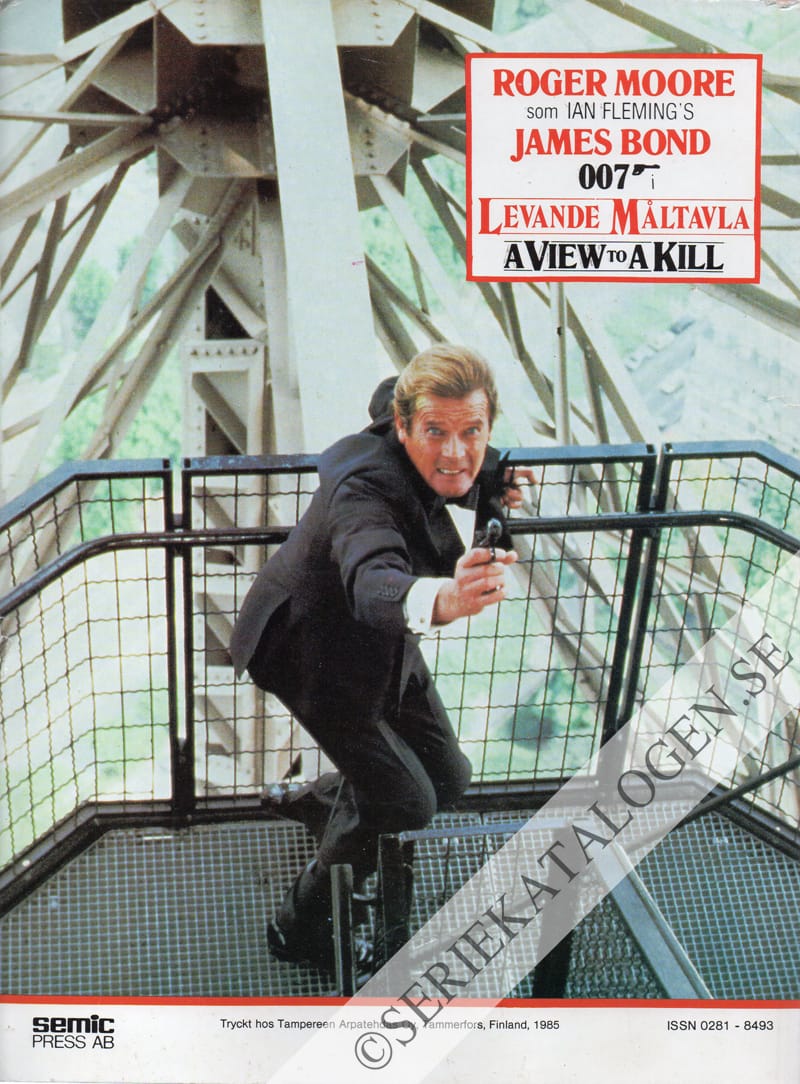 Baksida på Levande måltavla (1985)