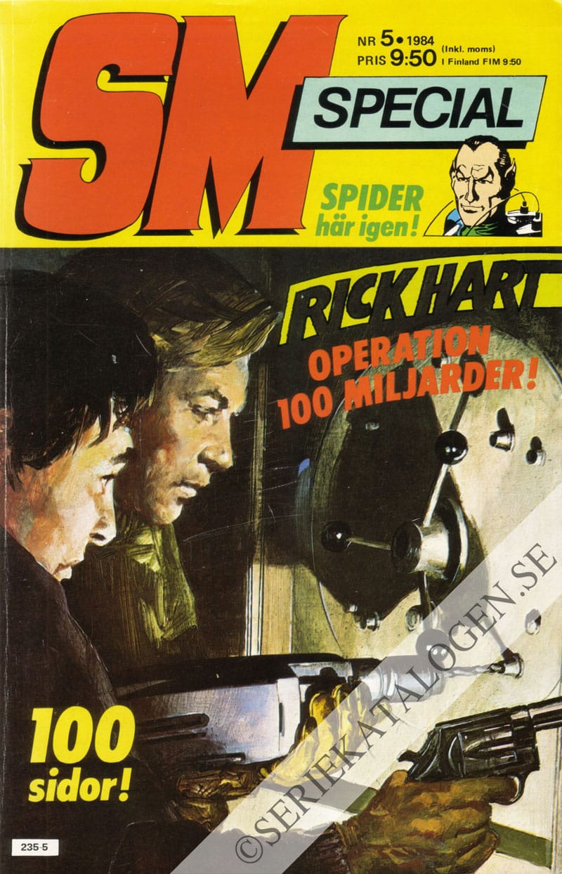 Framsida på Seriemagasinet specialalbum #5 (1984)