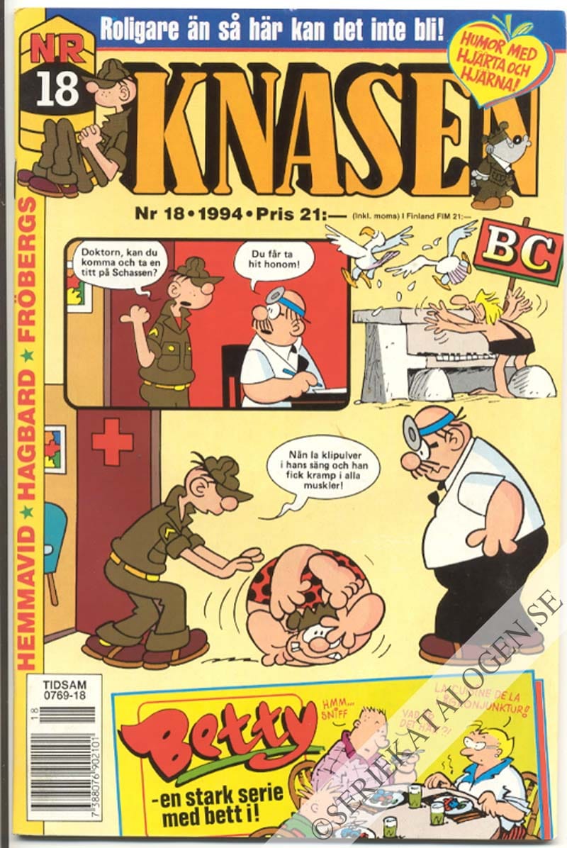 Framsida på Knasen #18 (1994)