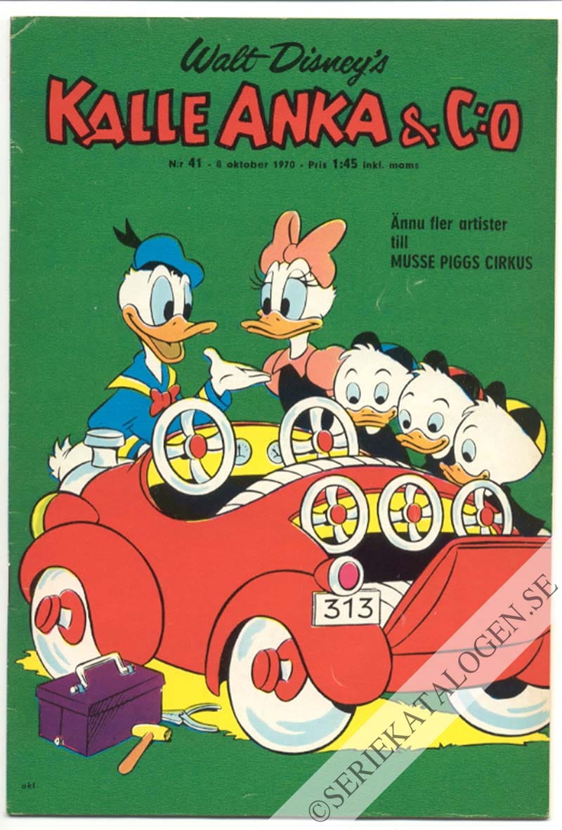 Framsida på Kalle Anka & C:o #41 (1970)