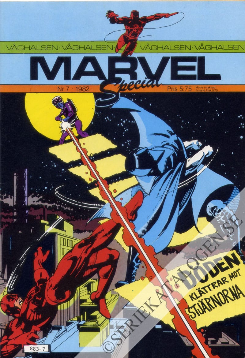 Framsida på Marvel special #7 (1982)