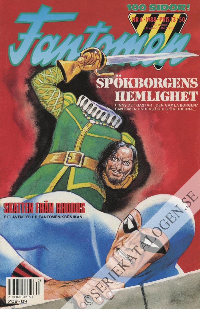 Framsida på Fantomen #4 (1988)