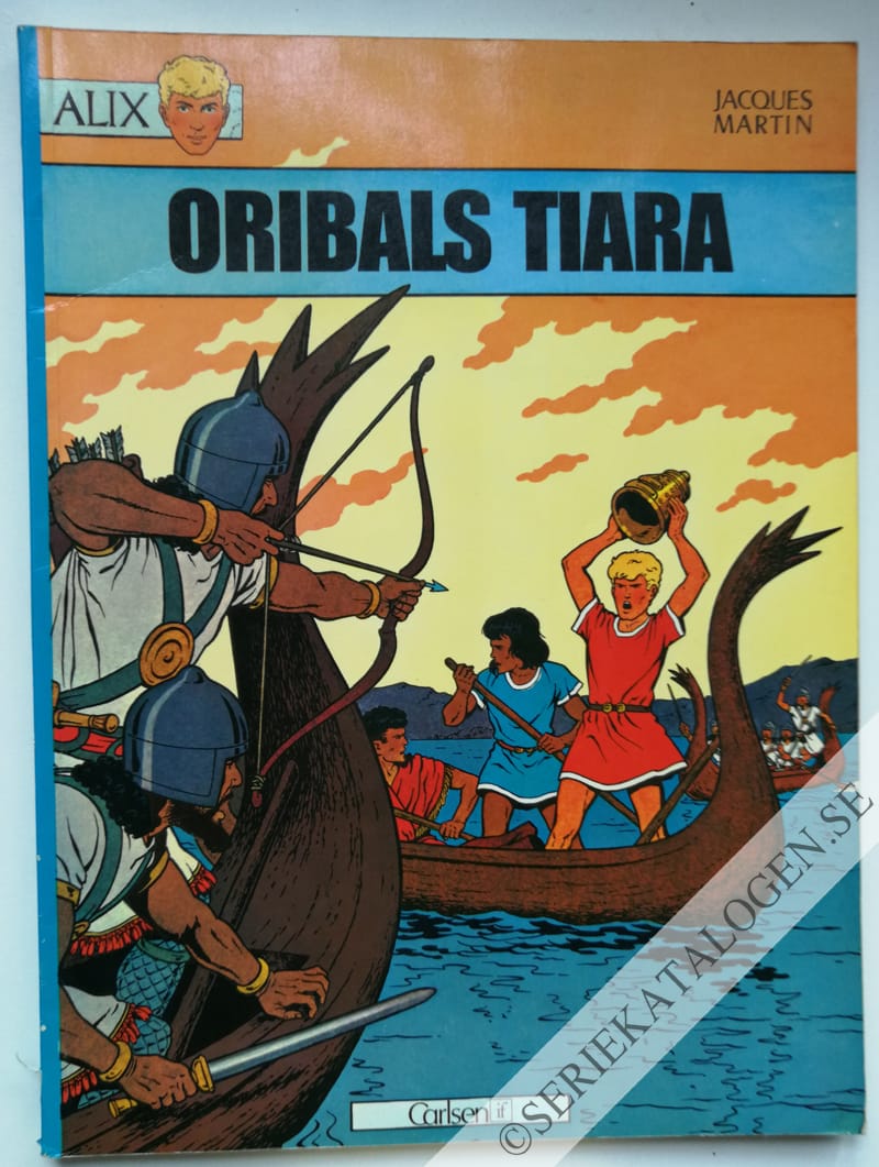 Framsida på Alix' äventyr Oribals tiara (1976)