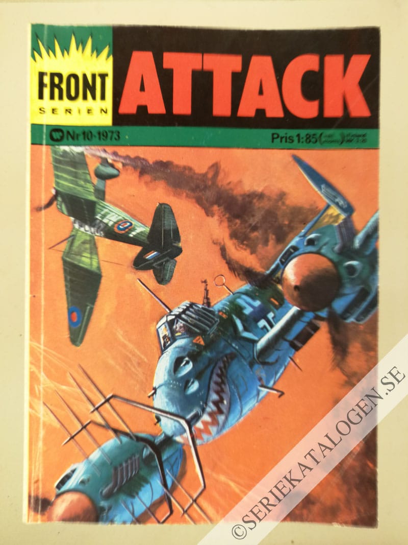 Framsida på Frontserien #10 - Attack (1973)