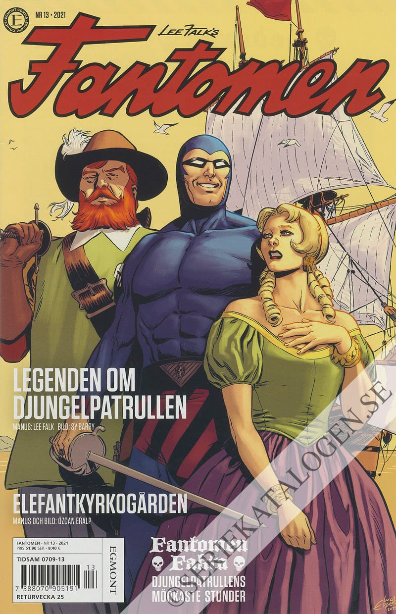 Framsida på Fantomen #13 (2021)