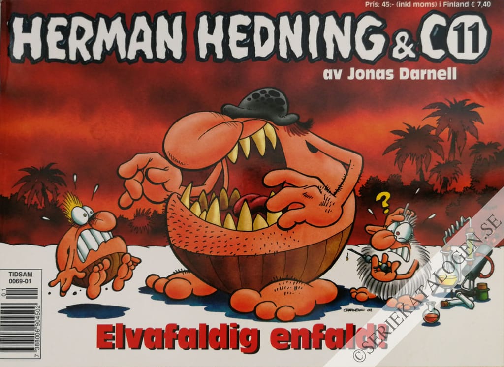 Framsida på Herman Hedning & co Elvafaldig enfald! (2002)