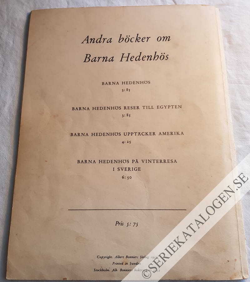 Baksida på Barna Hedenhös och de Urlympiska spelen (1952)