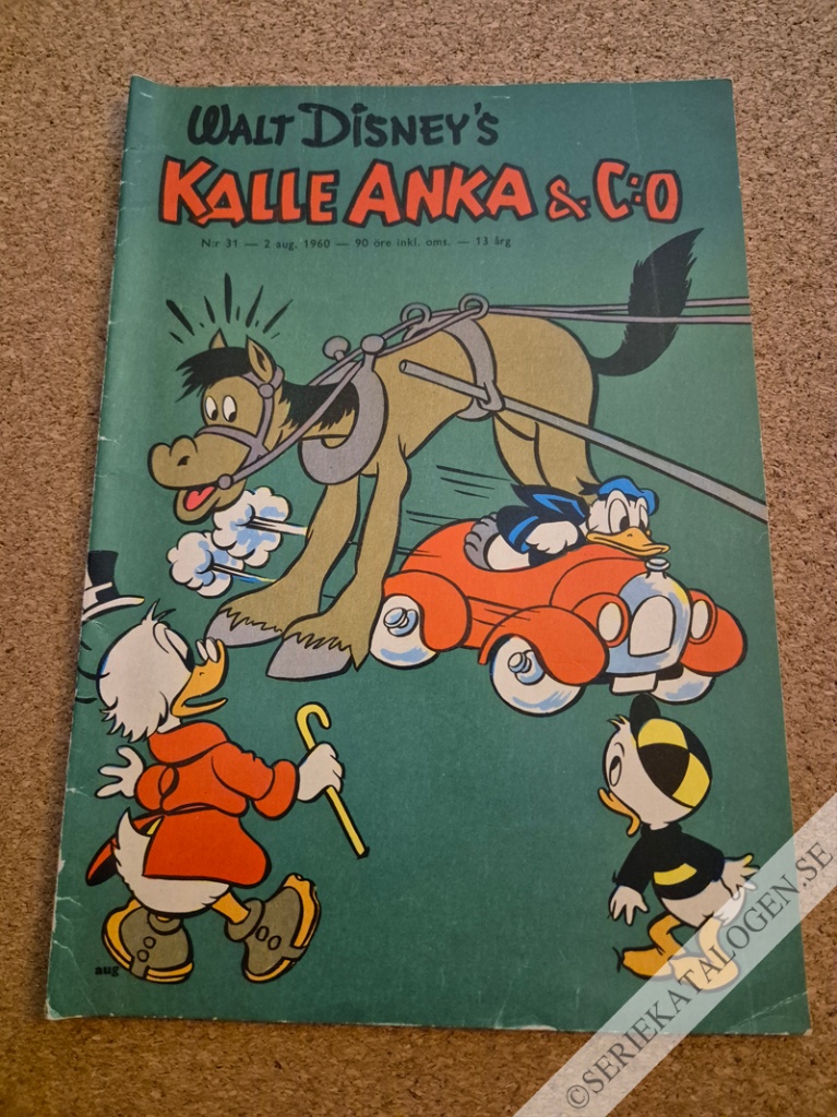 Framsida på Kalle Anka & C:o #31 (1960)