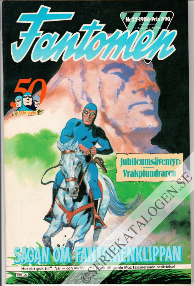 Framsida på Fantomen #22 (1986)
