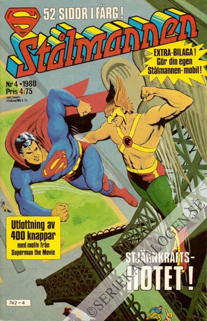 Framsida på Stålmannen #4 (1980)