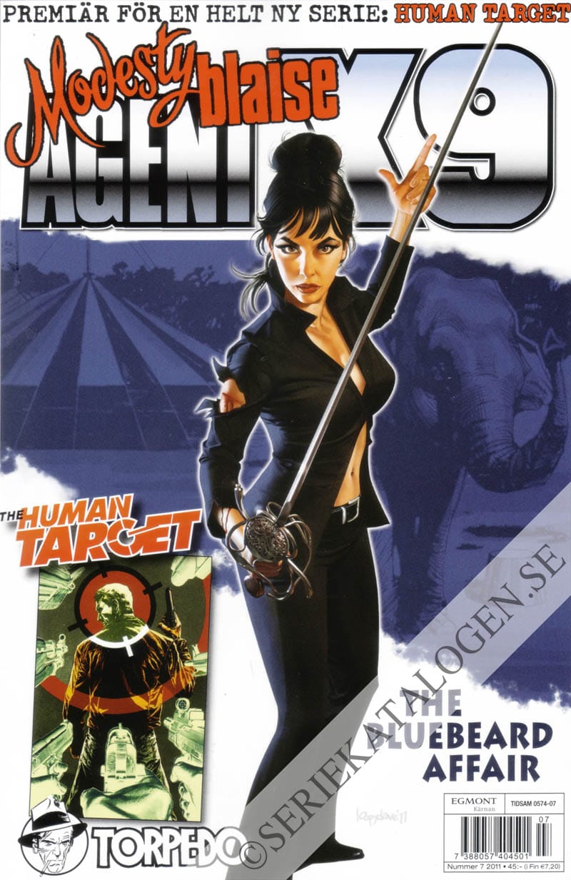 Framsida på Agent X9 #7 (2011)