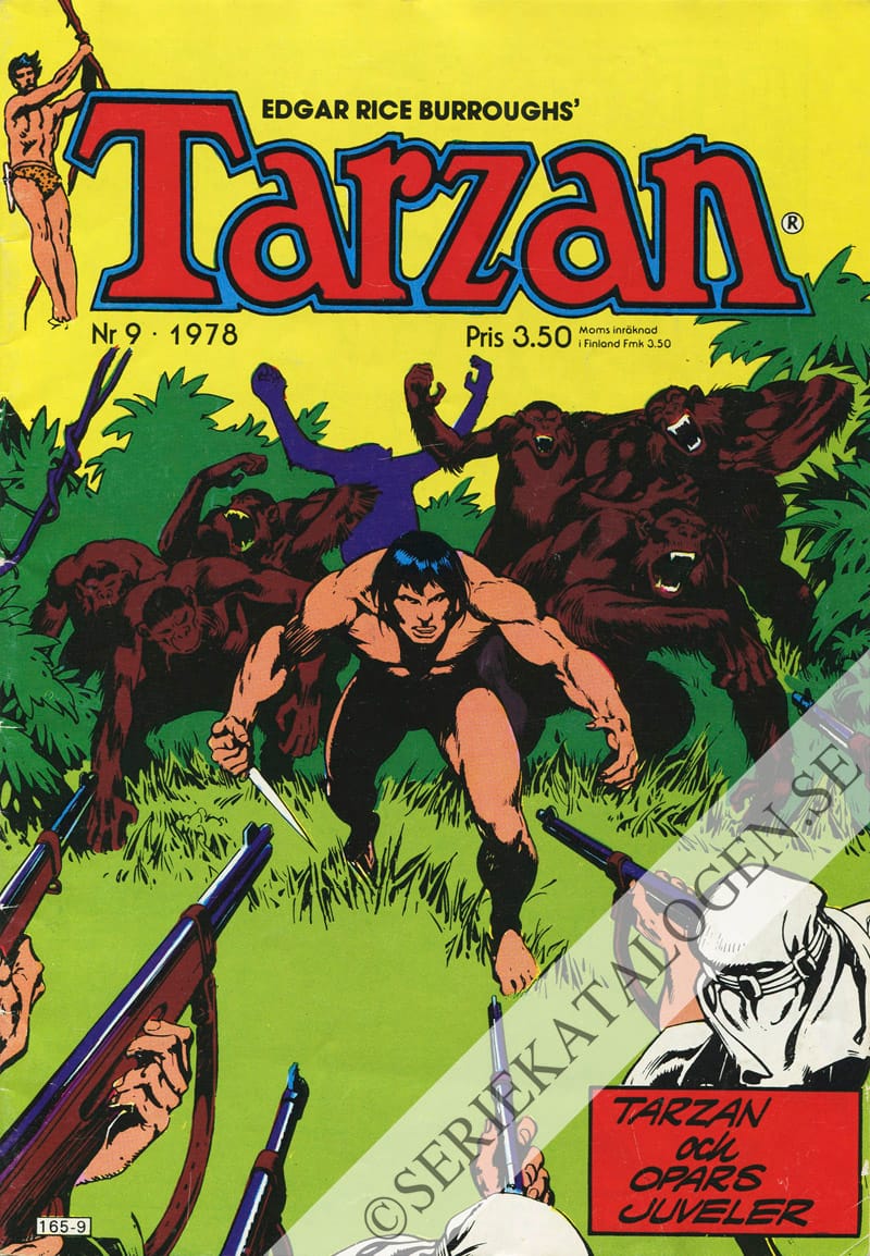 Framsida på Tarzan #9 (1978)