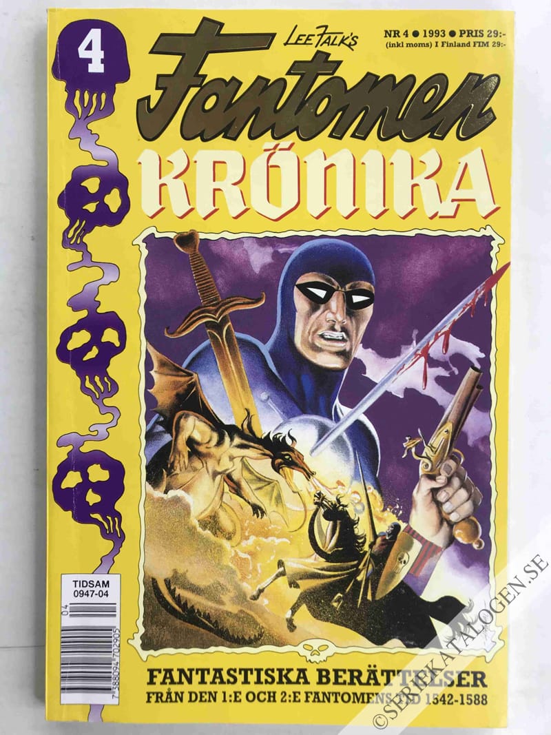 Framsida på Fantomen Krönika #4 (1993)