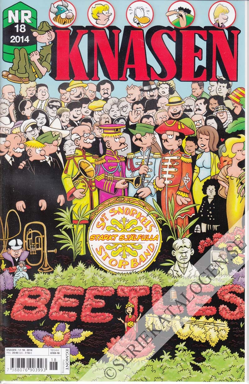 Framsida på Knasen #18 (2014)