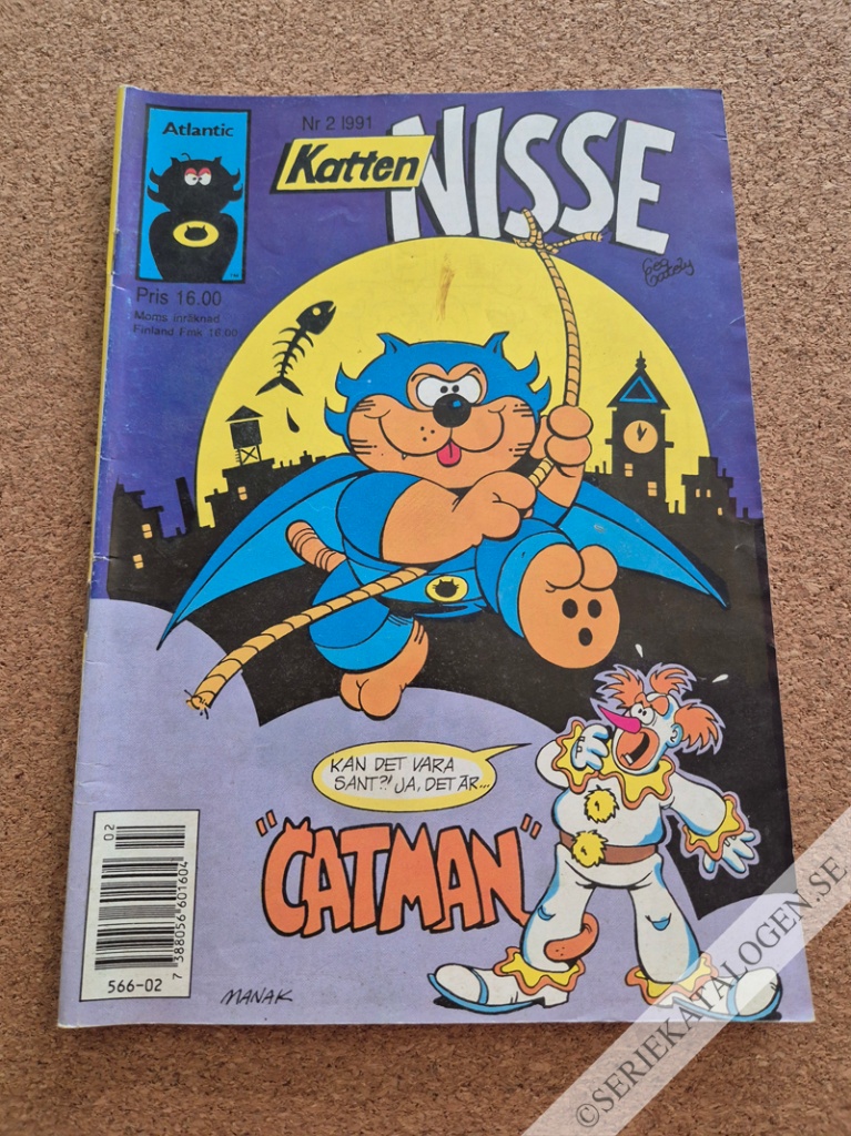 Framsida på Katten Nisse #2 (1991)