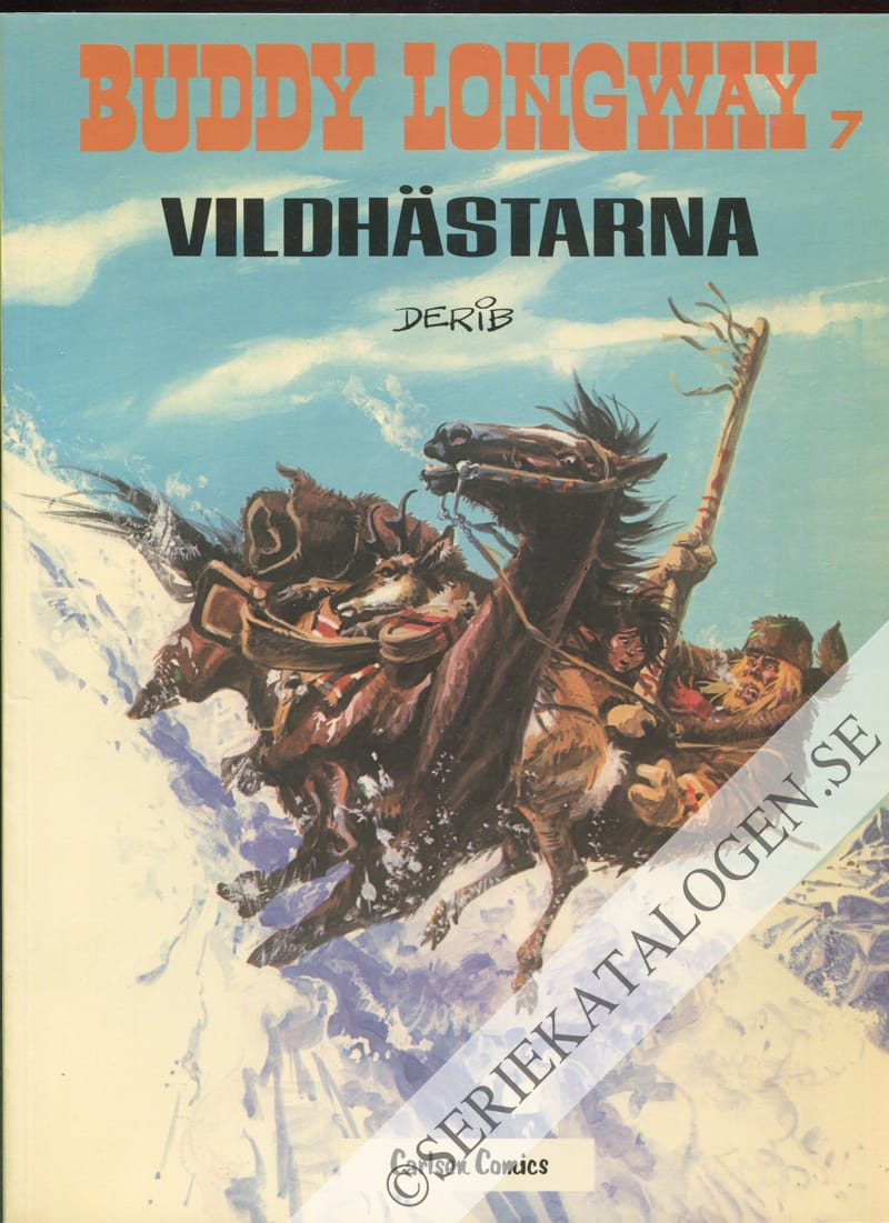 Framsida på Buddy Longways äventyr Vildhästarna (1980)