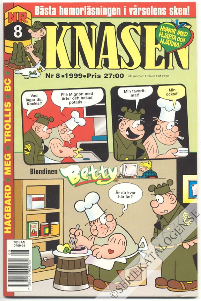 Framsida på Knasen #8 (1999)