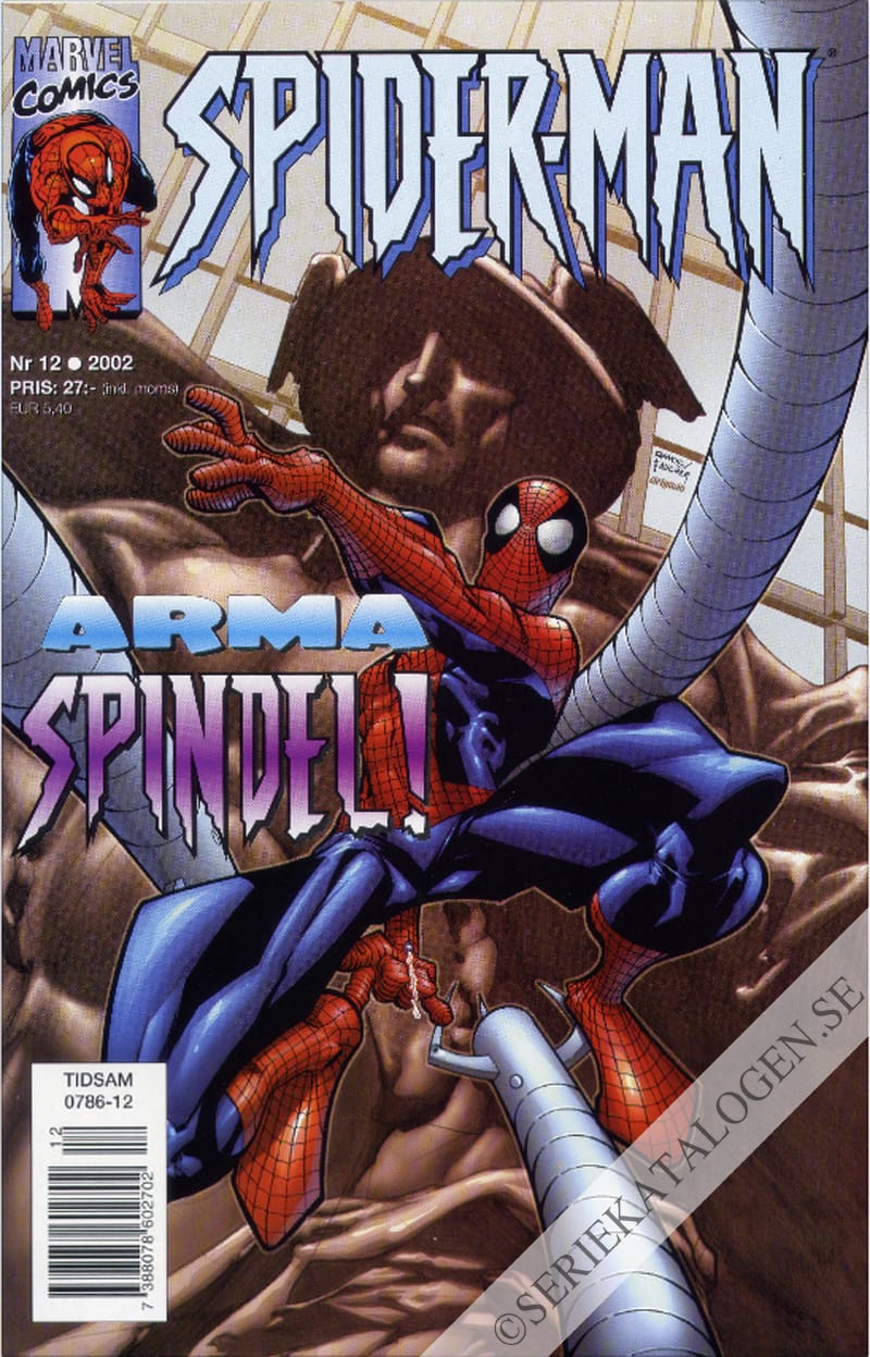 Framsida på Spider-Man #12 (2002)