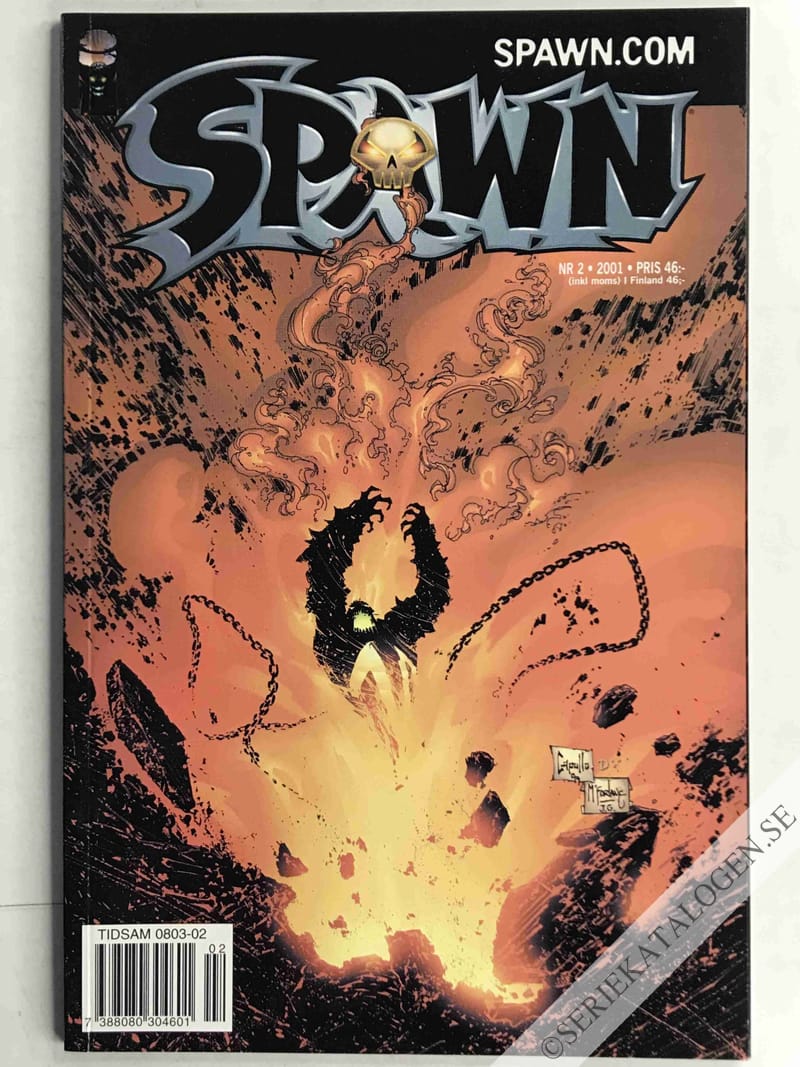 Framsida på Spawn #2 (2001)