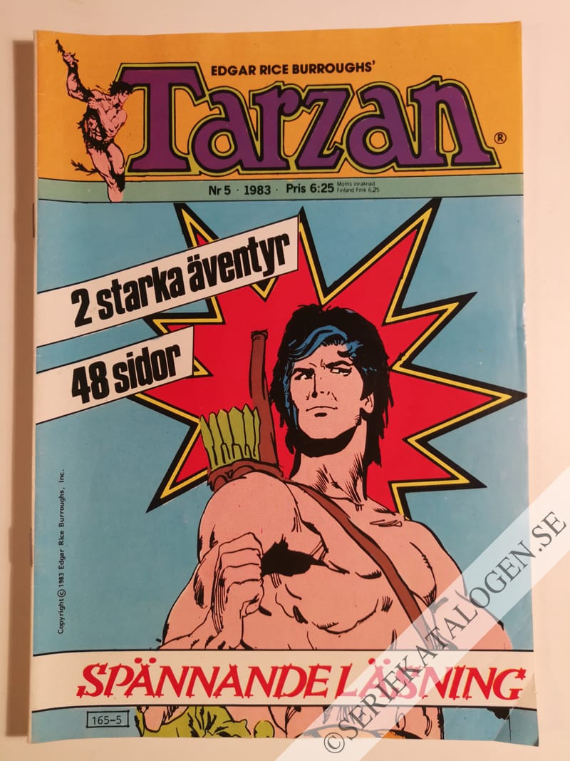 Framsida på Tarzan #5 (1983)